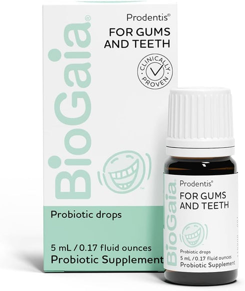 BioGaia Prodentis Drops | Dental Probiotics | for Teeth & Gums | Promotes Good Oral & Gut Health | Oral Probiotic Drops | 25 Day Supply | 1-Pack...