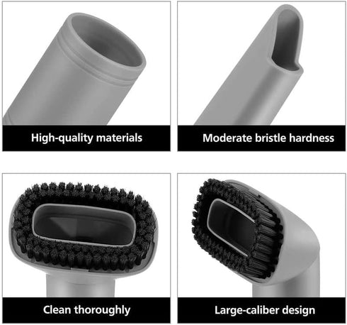 Crevice Tool and Dust Brush, Vacuum Accessories Attachments Compatible with Shark Navigator Lift-Away Vacuum Cleaner Models NV350, NV352, NV355, N...