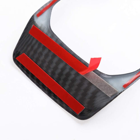 CheroCar Cup Holder Cover Frame Trim for Jeep wangler JL JLU 2018-2020, for Jeep Gladiator JT 2020 (Carbon Fiber)...