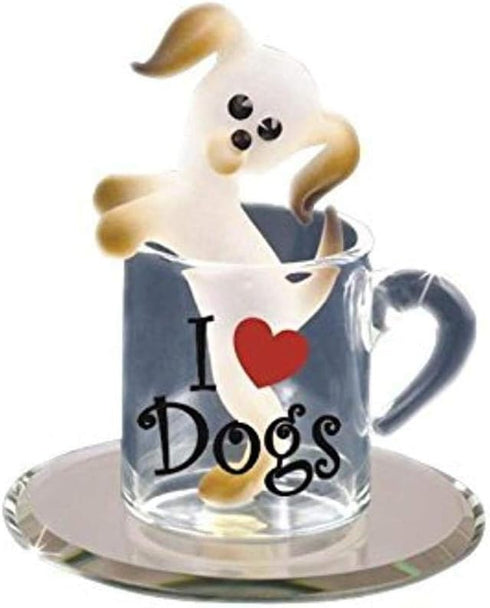 Glass Baron Pup in a Cup from Roy Rose Jewelry...