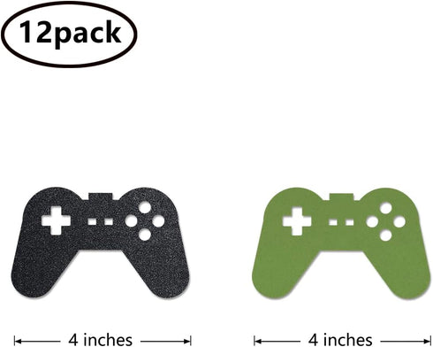 Video Game Centerpiece Sticks, 12-Pack Table Topper Boy Birthday Baby Shower Party Decorations...