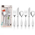 Lehoo Castle Kids Silverware Stainless Steel 6 Piece - Toddler Spoons and Forks Knife Set, Metal Kids Cutlery Set, Toddler Utensils Self Feeding (...
