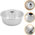 ABOOFAN Aluminum Chiffon Cake Baking Pan Aluminum Angel Food Cake Pan Round Cake Pan with Removable Bottoms Kitchen Bakeware...