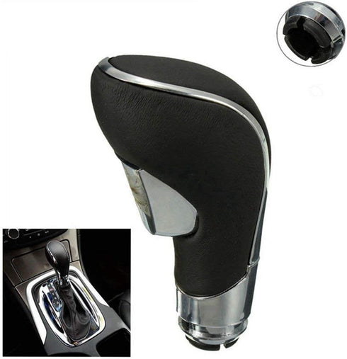 Automatic Gear Stick Shift Knob,Qiilu Car Gear Shifter Knob Head Handle Lever for Insignia 2009-2013 Brown...