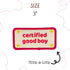 Certified Good Boy Girl Dog Harness Patches | Hoop & Loop Funny Cute Dogs Patch for Removable Vest Collar Tactical Working Moral Training Tracking...