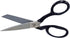 Ultima 6 Inch Bent Handle General Purpose Scissors – Drop Forged Carbon Steel Trimmer Sheers, Chrome Plated with Black Bent Handles, Made in Italy...