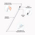 Stylus Pen for iPad,35 Mins Fast Charging for Apple iPad Pencil,Palm Rejection, Tilt Sensitivity, Work for 2018-2023 Apple iPad Pro 11/12.9 inch,i...