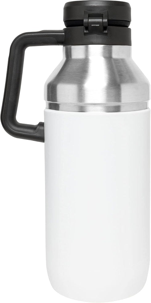 Stanley GO Growler 64 oz | Keeps Beer Cold or Coffee Hot | Leakproof Steel Lined Lid and Easy to Carry Handle | Insulated Stainless Steel Beverage...