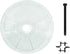 13 Inches Solid Clear PC Wobbly Squirrel Proof Baffle Deflector for Bird Feeder, Fit up 1.5 Inches Pole/Post (Upgraded Version)...