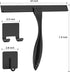 All-Purpose Stainless Steel Shower Squeegee for Shower Doors with 2 Adhesive Hooks, Bathroom Cleaner Tool Household Window Mirror Squeegee for Hom...