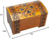 Four Hearts Handmade Wooden Box Polish Jewelry Keepsake Treasure Chest Classic Design...