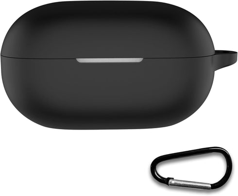 Compatible with Beats Solo Buds 2024 Case Cover,Shock-Proof,Premium Silicone with Keychain-Black...