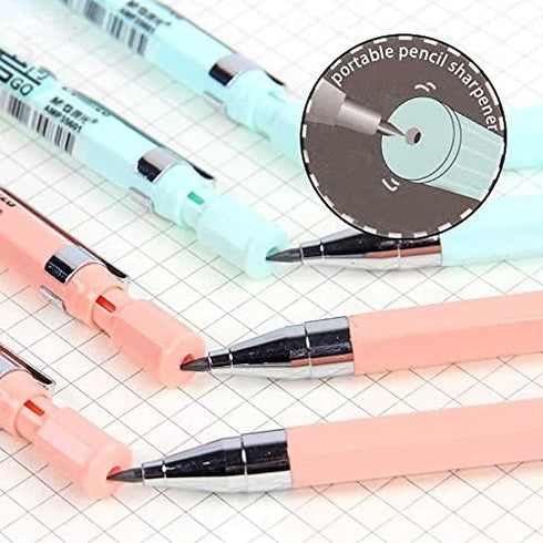 6pcs 2.0mm Mechanical Pencils with 36pcs Black Lead Refills for Student Writing Draft Crafting Drawing Art Sketching Home Office School Supplies...