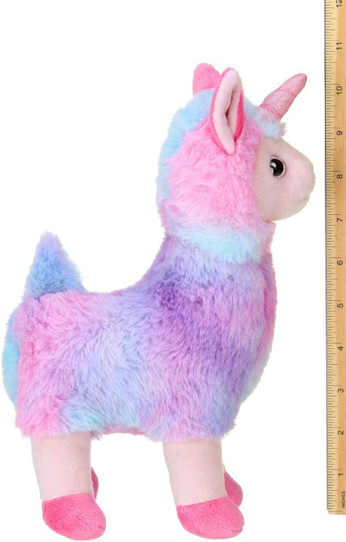 Bearington Luna Llamacorn The Rainbow Llama Plush, 10 Inch Llama Stuffed Animal...