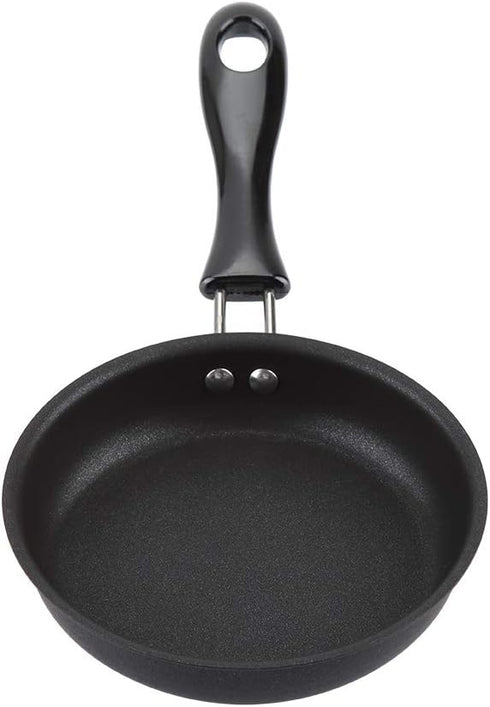 Zerodis Portable Mini Frying Pan, Nonstick Egg Pan for Breakfast Sandwich Burger, Heat Resistant Cast Iron Skillet...