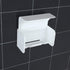 Toothbrush Holder Wall Mounted with Cover, Self Adhesive Toothbrushes Holder Perfect for Dorm Bathrooms and Shower, Holds 2 Toothbrushes...
