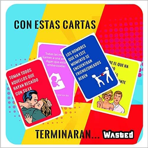 Wasted - The Party Game by Happy Ending Games - Gaming Cards - Board Game of Dares (English Version)...