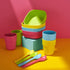 GET FRESH PLA Kids Cups Set – 4-Pack Melamine-Free Dinner Cups for Kids and Toddlers – Microwave Safe Stackable BPA-Free PLA Childrens Dinnerware ...