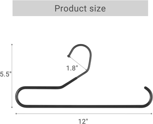 Mkono Hat Organizer for Baseball Caps Metal Hat Rack for Closet Set of 2 Hat Hangers Baseball Cap Holder Hat Storage Organizer Holds 20 Caps, Blac...