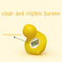 ZSquared Accessories Baby/Infant Bath Floating Toy Water Duck Safety Thermometer with Temperature Warning (Lady Duck)...
