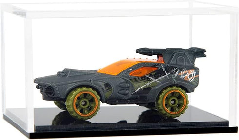2 Pack Clear Acrylic Hot Wheels Display Case Hotwheels Matchbox 1/64 Scale Toy Model Cars Display Case UV Protect Storage Collectors...
