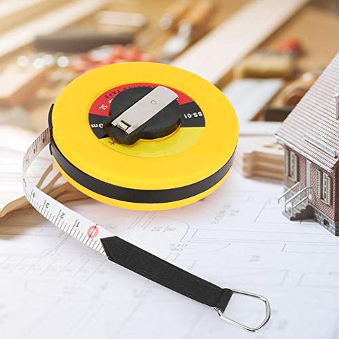 Fiberglass Site Measurement Tape Measure Compact Soft Rulers Measuring Tool for Construction Survey(10m)...