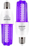 LED Black Light Bulb 15W Blacklight 100 Watt Equivalent LED Bulbs, 120V E26 Standard Base, UVA Level 395-400nm, Glow in The Dark for Body Paint, B...