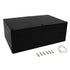 LeMotech Project Box ABS Plastic Junction Box IP65 Waterproof Hobby Box Electrical Boxes Universal Enclosure for Electronic Black 8.9X 5.7X 3.1 in...