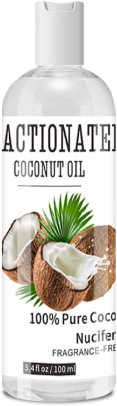 Nourishing Hydrating Coconut Oil Organic - 100% Pure & Natural Premium Grade Coconut Carrier Oil for Hairs Skin Body Moisturizing Essential Oils M...