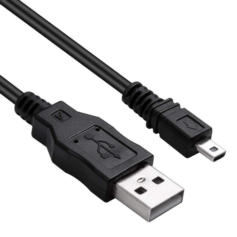 PDEEY UC-E6 USB Cable, Charger Replacement for Nikon Coolpix L830 S3300, Fujifilm Camera, (Mini 8P, 3.3 FT)......
