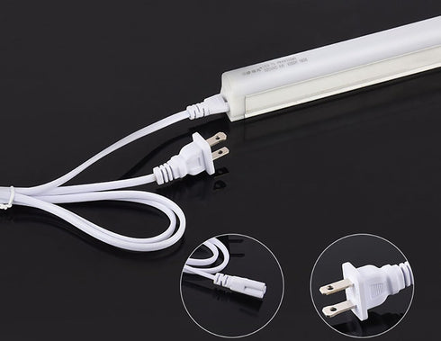 4-Pack T5 T8 Led Tube Light Power Extension Cord Grow Plug Cable Connecting Integrated Wire Replacement Fixture with On/Off Switch (6FT/1.8M)...