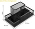 Students Office Desk Mesh Style 4 Compartments Metal Pen Holder Office Desk Organizers...