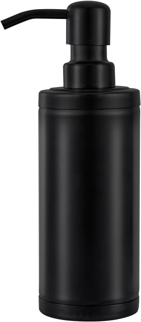 GAPPO Matte Black Soap Dispenser Stainless Steel Metal Pump Hand Lotion Bottle for Bathroom, Bedroom and Kitchen(300ML/10.15Ounce)...