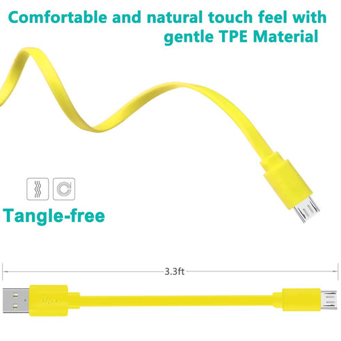 2-Pack USB Charger for Logitech UE Boom Speaker,Micro USB Cable Power Charging Cord Replacement for Ultimate Ears Wonderboom/UE Boom 2/Megaboom/Mi...
