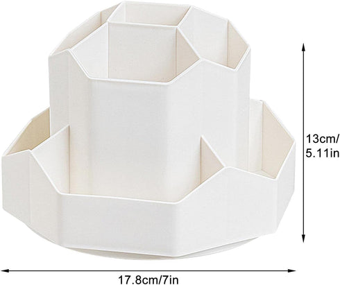 Pencil Pen Holder for Desk,Multi-Functional Desk Organizer,9 Slots 360 Degree Rotating Office Supplies Set and Desk Accessories for Home Office Or...