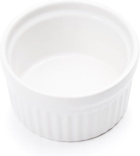 Fox Run Ramekin, White Stoneware, 2.5-Ounce...
