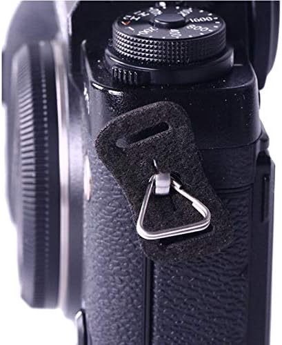 4 Pack Camera Triangle Split Ring Leather Pad Protector Cover Lug Ring Shoulder Strap Belt Hook Holder Replacement Universal for Fujifilm Canon Ni...