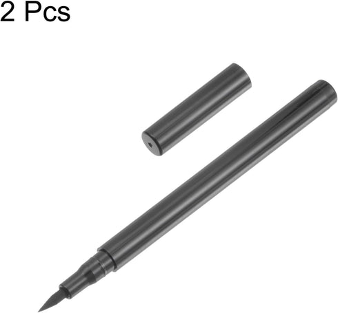 2pcs Fabric Markers Permanent Dye Paint Textile Marker Pens Fine Tip for DIY Clothes Shoe, Black...