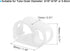 uxcell Plastic Tubing Clamps, 20pcs 3/16"-5/16" Tube OD Adjustable Tube Clamp Laboratory Pinch Valve Flow Control Hose Clamp...