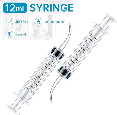 Tonsil Stone Remover Wisdom Teeth Cleaner Dental Irrigation Cleaning with Curved Tip for Oral Dental Care Feed Pets 5 Pcs...