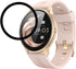 [2 Pack Black Screen Protector Frontier Protective Protector for AGPTEK LW11 Smartwatch...