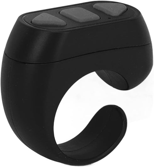 App Page Turner, Bluetooth Remote Control Page Turner Cell Phone Camera Video Recording Shutter Selfie , Scrolling Ring Clicker for Tiktok Reading...