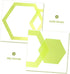 4pcs Tool Hexagon Shaped Quilting Template Sewing Templates Shaped Templates Quilting Handwork Sewing Crafts Template Clothing Template Rulers Acr...