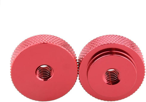 CAMVATE 1/4"-20 Female Thumb Wheel Lock Nut Adapter(2 Pieces) - 1490...