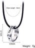12 Constellations Horoscope Gemini Necklace Pendant Rhinestone Stainless Steel Zodiac Sign Tag Ring Statement Necklace Choker for Women Girls(Gemi...