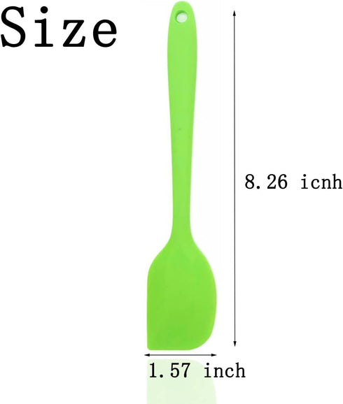 6 Pcs Silicone Spatulas, 8.3 inch Small Rubber Spatula Heat Resistant Non-Stick Flexible Scrapers Baking Mixing Tool...