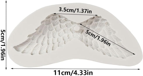 Angel Wings Silicone Molds Wings Fondant Candy Molds For Chocolate Cake Decoration Cupcake Topper Sugar Craft Gum Paste Polymer Clay...