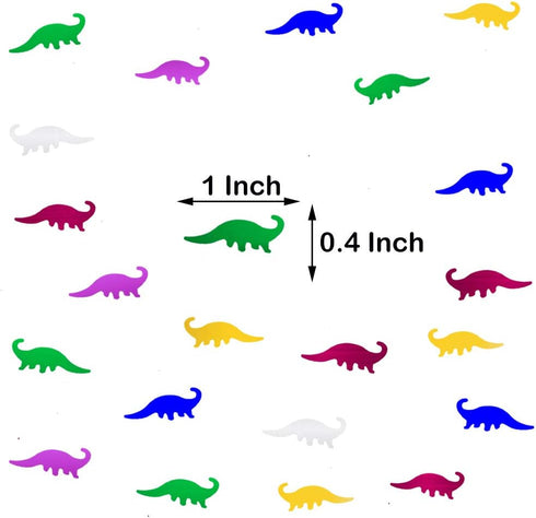 Dinosaur Confetti Metallic Foil Scatter for Dino Theme Birthday Party Celebrations Table Decoration Arts & Crafts DIY Little Kids, Boys, Children,...