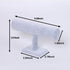 Coward T-Bar Bracelet Holder Organizer Jewelry Display Boutique Watch Stand for Home Organization Storage (Gray Velvet)...