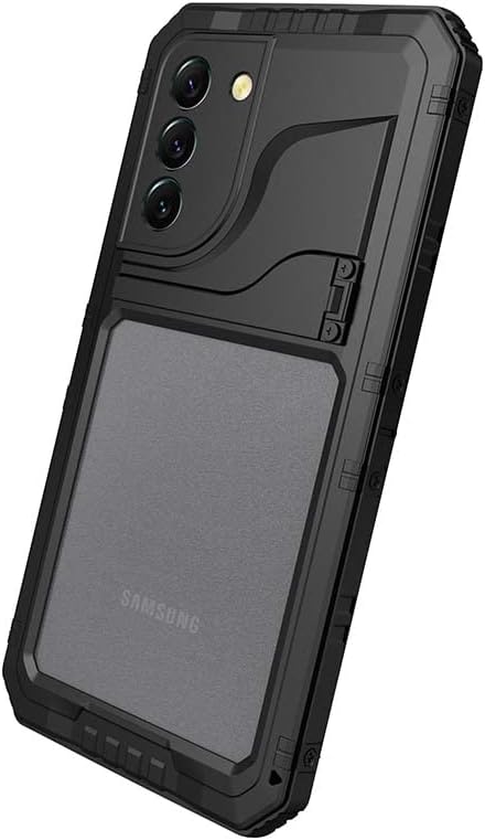 Galaxy S22 Plus Waterproof Case, Aluminum Metal Heavy Duty Tough Armour Full Body Protective Shockproof Drop Proof Hybrid Cover Military Outdoor S...